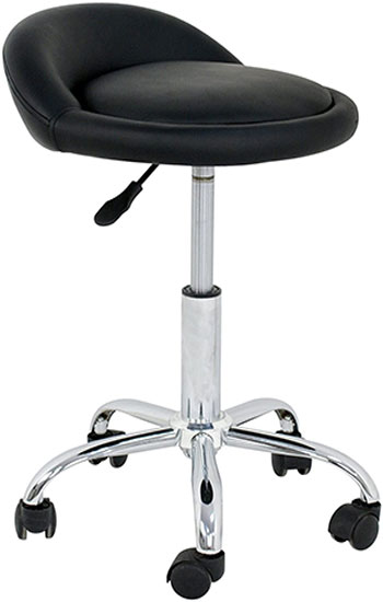 Swivel Stool Chair with Backrest by Microdermabrasion